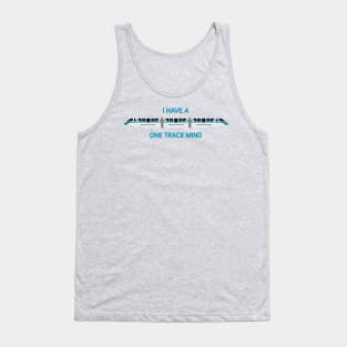 Teal One Track Mind Tank Top